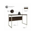 thumbnail image 2 of Hybrid 48W x 24D Computer Table Desk in Black Walnut - Engineered Wood, 2 of 2