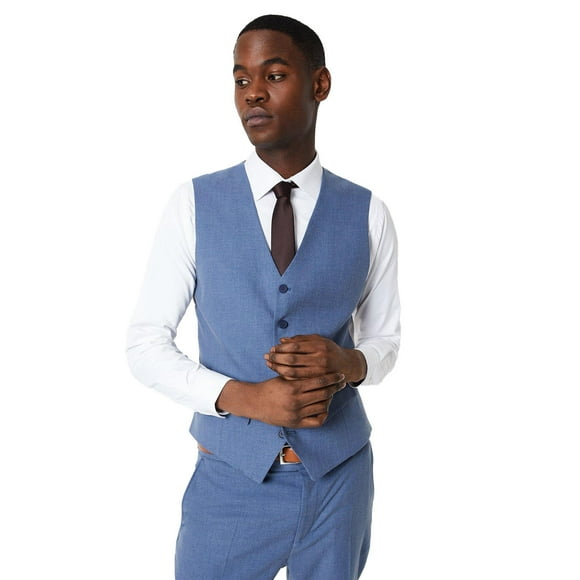 Burton Gilet de Mariage Slim Col en V pour Hommes