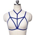 thumbnail image 2 of TureClos Sujetador de arnés para mujer Material premium elástico erógeno Ductilidad sin copa Romántica Firmeza de aire Apasionado Diseño único Lencería royalblue TureClos JD733114962, 2 of 6