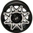 thumbnail image 3 of 4/110 Tusk Tintic Wheel 14x7 5.0 + 2.0 Machined/Black for Kymco Uxv 500 2008-2014, 3 of 8