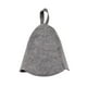 thumbnail image 2 of Gorro de sauna de fieltro con protección para la cabeza, portátil, 14 x 10 pulgadas, duradero, bonito y de buena calidad. Gris, 2 of 9