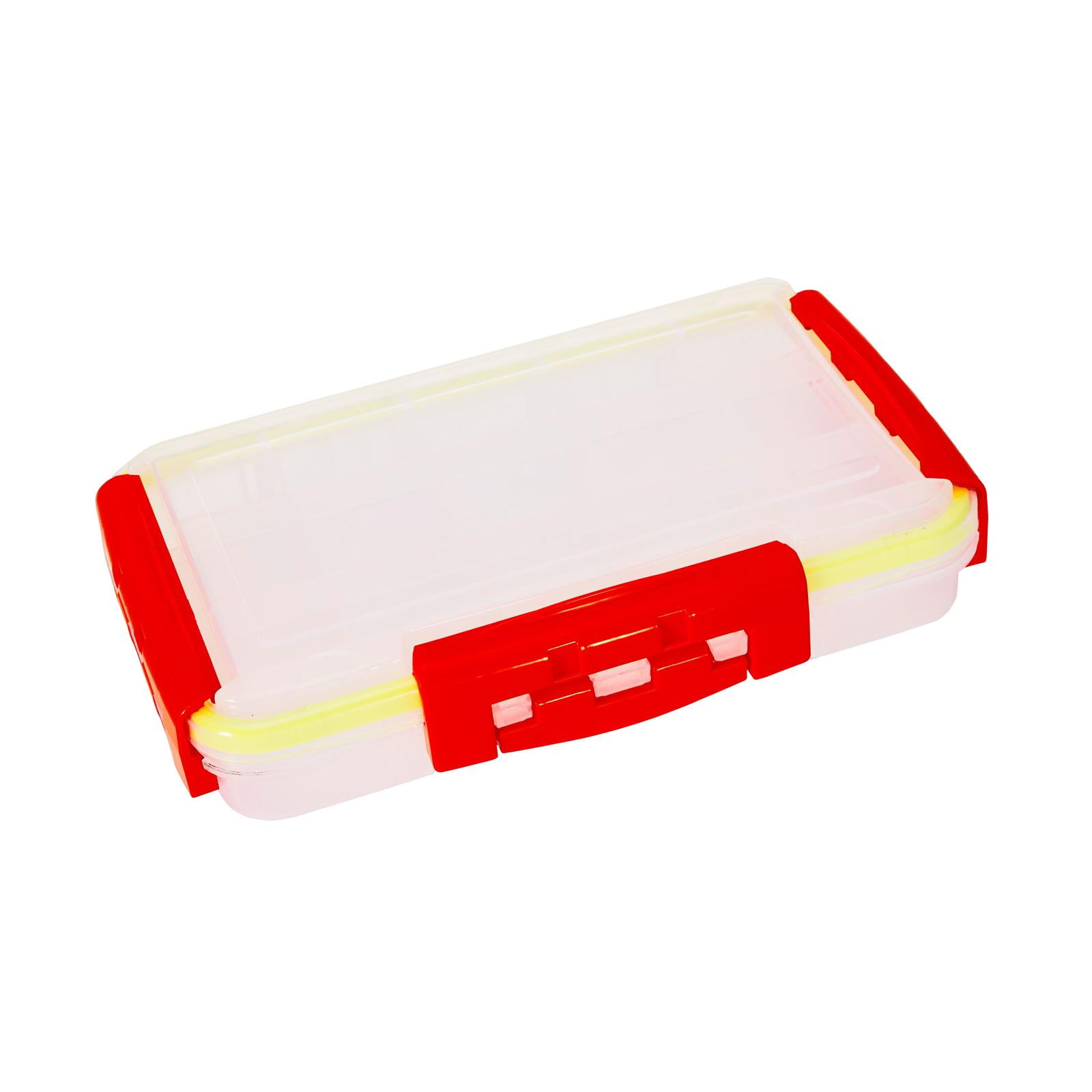 Wswqop Fishing Lure Box Fishing Baits Box Plastic Fishing Tackle Box Organizer Fishing