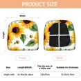 thumbnail image 3 of Sunflower Pattern Seat Covers for Dining Room Chairs Set Of 4,Stretch Printed Washable Chair Seat Cover with Elastic Ties and Button,Removable Waterproof Couch Cushion Covers, 3 of 6