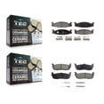 thumbnail image 1 of TEC Front Rear Ceramic Brake Pads Kit for Car 1996 Ford F-150 KTC-100348, 1 of 10