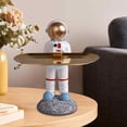 thumbnail image 3 of GROWTH TANK Creative Astronaut Statue Ornament Trinkets for Decoration D, 3 of 7