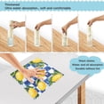 thumbnail image 3 of Yayeee 6 Pack Kitchen Dish Cloths Set for Washing Soft Drying Absorbent Microfiber Towels, Lemon Checkered, 3 of 9