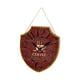 thumbnail image 2 of Reloj de pared de madera con números arábigos para decoración Rojo, 2 of 9