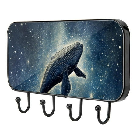 

Whale Self Adhesive Towel Coat Wood Iron Hooks for Home Keys Door Outdoor Home Improvement Utility Hook