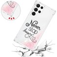 thumbnail image 5 of Case for Samsung Galaxy S22 Ultra (Not fit S22), Crystal Bling Quicksand Effect TPU Bumper Case with Four Corners Heavy Protective Cover for Samsung Galaxy S22 Ultra,YBDT Chasing Dreams, 5 of 14