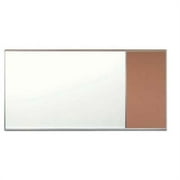 Aarco Products 120C-48M-62CL-887 Combination Left Side Board- Sage - 4 x 8 ft.