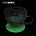 thumbnail image 5 of Drink Coasters, 8pack - Silicone Coasters for Drinks, Fun Fluorescent Coasters for Bar Club Parties (Gray), 5 of 5