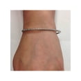 thumbnail image 2 of 3/4ct Diamond Bangle Stackable Womens Bracelet 14K White Gold, 2 of 3