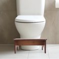 thumbnail image 1 of LIFKOME Shower Stool Seat Bamboo Stool Light Brown Increased Friction Safety Assurance 1Set, 1 of 7