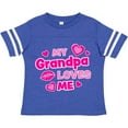 thumbnail image 3 of Inktastic My Grandpa Loves Me with Hearts and Kiss Boys or Girls Toddler T-Shirt, 3 of 5