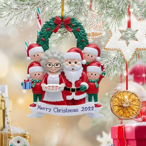 FRSASU Clearance Personalized Christmas Ornaments 2022 Family of