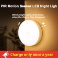 thumbnail image 4 of Motion Lights Indoor Rechargeable Wireless Wall Light LED Suitable for Stairs Living Room Bathroom Corridors Closet And Kitchen Under Cabinets, 4 of 7