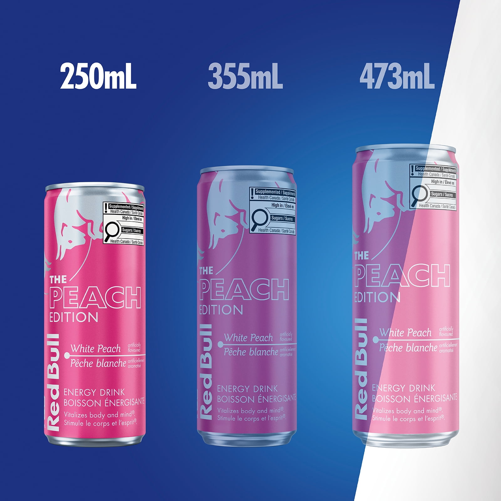 Red Bull pêche blanche 250ML