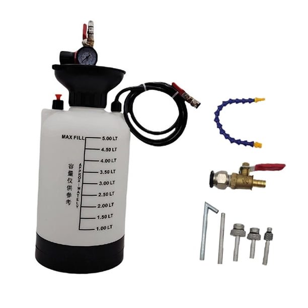 Bomba de fluido de transmisión neumática de 5 l: sistema eficiente de llenado de aceite automotriz con conector de metal