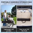 thumbnail image 7 of 7FT Telescopic Wheelchair Ramp, 600 LBS Heavy Duty Capacity, Adjustable Non-Slip Aluminum Mobility Ramp, Portable Foldable Handicap Access Ramp for Home Steps, Stairs, Doorways, Indoor Outdoor Use, 7 of 7