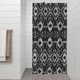 thumbnail image 2 of Black Geometric Pattern Shower Curtain 36"x72" ,Bathroom Decorative Shower Curtains Set with 12 Hooks,Modern Waterproof Washable Shower Curtain, 2 of 6