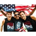 thumbnail image 3 of Tstars 'Murica American Flag Trump Shirt | Patriotic USA MAGA Men's Tee for 4th of July & Memorial Day XXXXX-Large Black, 3 of 8