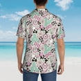 thumbnail image 5 of Haiem West Cowgirl Disco Printed Hawaiian Shirt for Men - Men’s Casual Beach Summer Shirts - Stretch Fabric with Modern Fit-Large, 5 of 7