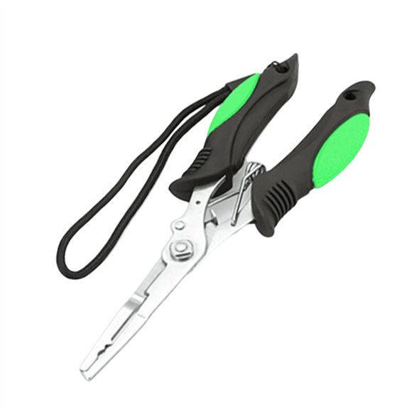 TIELUTT Nose Fishing Pliers Ice Fishing Gear Stainless Steel Hook Remover Braid Cutter Rustproof Fishing Tools Fishing in the Dark Ice O Ring Trout Floats Tip up Hole Insulator Stuff for Men