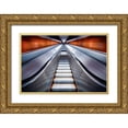 thumbnail image 1 of Pk, Kay 32x23 Gold Ornate Wood Framed with Double Matting Museum Art Print Titled - Pushing the limits, 1 of 4