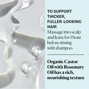 Sky Organics Organic Castor Oil with Rosemary Oil to Condition for Hair and Lashes, 6 fl oz