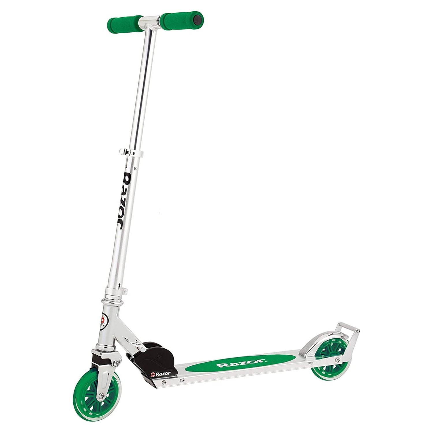 Razor A3 Kick Scooter for Kids - Larger Wheels Front Suspension Wheelie Bar Lightweight Foldable and Adjustable Handlebars Unisex