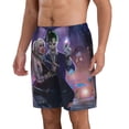 thumbnail image 2 of Harley Quinn Mens Swim Trunks Quick Dry Board Shorts With Mesh Lining, Beach Shorts Swimwear Bathing Suits, 2 of 7
