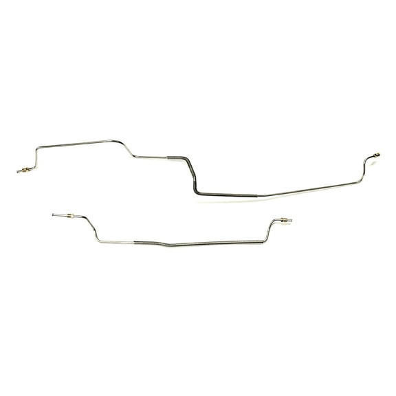 Rear Axle Brake Lines - Fits 78-87 Cutlass - Galfan Coated Steel - The Stop Shop
