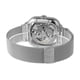 thumbnail image 2 of Reloj cuadrado de hombre mecánico de acero inoxidable esqueleto resistente al agua Eccomum Mirar, 2 of 6