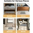 thumbnail image 7 of Waffle Bath Mat, Super Absorbent Non Slip Bath Mats for Bathroom Floor, Machine Washable Bathroom Rugs with Tassels, Rubber Backed Bathroom Mats, Ultra Soft, 17" x 24", Brown, 7 of 7