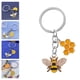 thumbnail image 5 of Llavero de abeja de metal, llavero de abeja, llavero colgante para mochila, adorno colgante para bolso, 5 of 7
