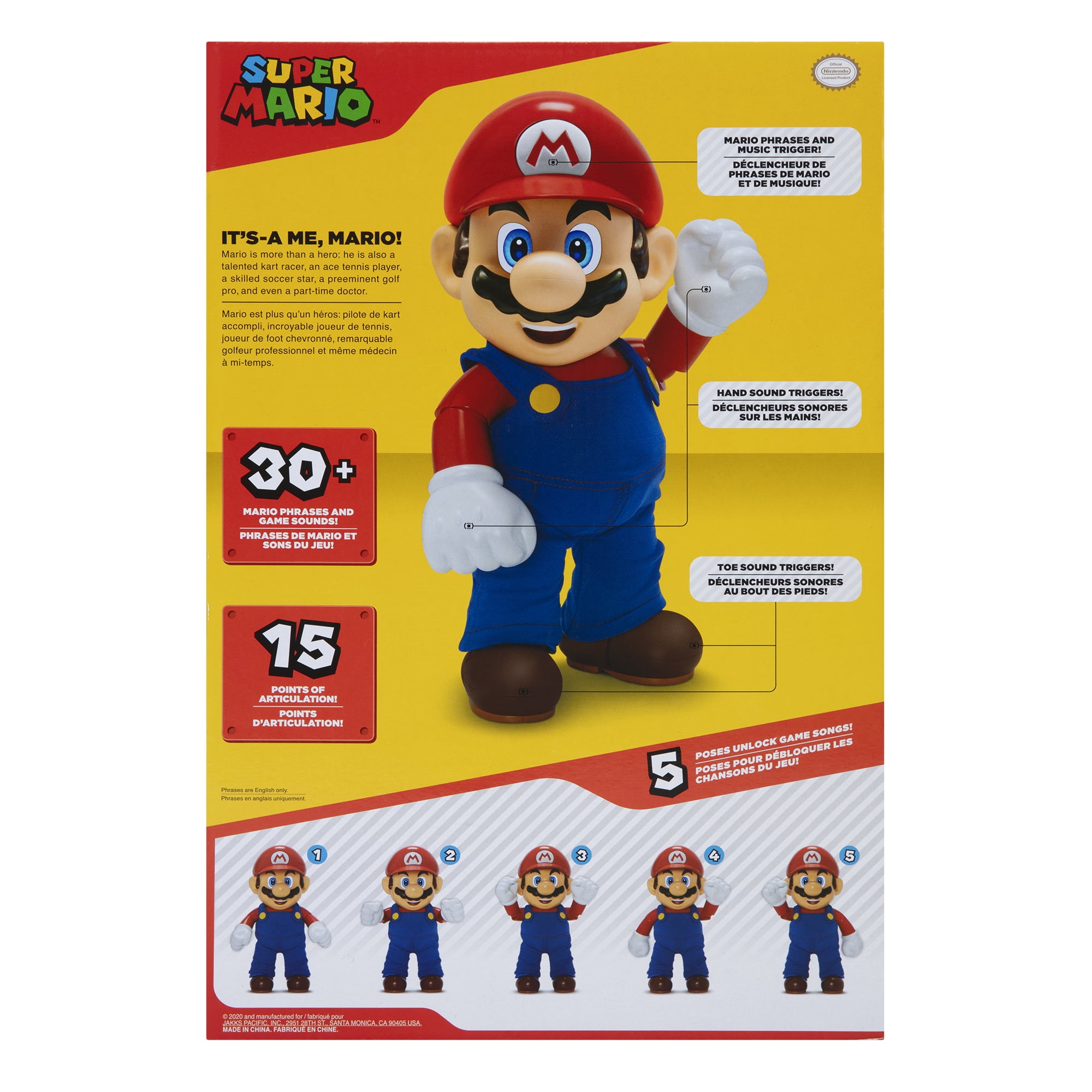 スーパーマリオ トーキングフィギュア IT'S - A ME, MARIO!（約