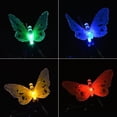 thumbnail image 5 of Guirnalda de luces LED solares multicolor con mariposas, impermeable, iluminación exterior, para jardín, patio o césped, iluminación decorativa para fiestas [Clase energética A+], 5 of 5