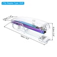 thumbnail image 2 of Uxcell Acrylic Stapler, Portable Stylish Manual Effortless Desktop Accessories Stapler, Rainbow, 2 of 6
