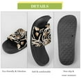 thumbnail image 7 of GZHJMY Stylish Slides for Women Men, Leopard, Zebra, Tiger Animal Print Soft Flexible Slip-on Sandals Slippers, 7 of 7