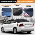 thumbnail image 4 of Protector de nieve para parabrisas de coche EcoNour, paquete delantero y trasero, XXL, 4 of 7