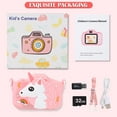 thumbnail image 6 of Sqnox Kids Camera for 3-12 Years Old Girls,Selfie Toy Cameras for Toddler Girl Ages 3+ Christmas Birthday Gifts-Pink Unicorn, 6 of 8