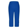 thumbnail image 7 of WAYUTE Leggings for Women Tummy Control Solid Pants Lace Patchwork Perforated Pants Casual Stretchy Fit Daily Wear M, 7 of 7