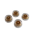 thumbnail image 1 of EeaseCA 4 PCS/ Set Guitar Knobs Volume Tone Control Rotary Knobs for Epiphone Style Electric Guitar Parts Replacement (White and Yellow), 1 of 7