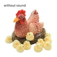 thumbnail image 2 of Chicken Stuffed Animals Mommy Farm Hen Plush Little Chicks Toys Christmas Easter Basket Gifts For Kids, 2 of 18