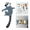 thumbnail image 4 of para colgar en , habitación de niños, cocina, refrigerador, Mapache Gloria  Colgador de ganchos de pared, 4 of 9