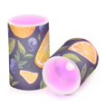 thumbnail image 2 of Lemon Blueberry Flameless Candles&nbsp;LED Lights Battery Operated Candles with Remote and Timers Flicker Lights Votive Set of 2, 2 of 7