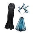 thumbnail image 4 of Disfraz infantil, accesorios de cosplay, juego de rol, regalo de cumpleaños, vestido, capa con alas para niños L, 4 of 9