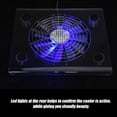 thumbnail image 4 of Enfriador USB ultrasilencioso para portátil con ventiladores y luces LED RGB para PS4/PS3/portátil, 4 of 12
