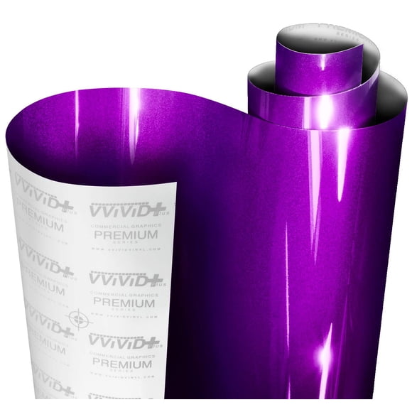 Car Wrap vVivid+ Ultra Gloss Candy, color morado metalizado, 30 x 150 cm