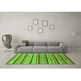 thumbnail image 3 of Ahgly Company Indoor Round Solid Green Modern Area Rugs, 6' Round, 3 of 4